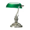 Lite Source Antique Brass Desk Lamp From The Banker I Collection LS-224AB